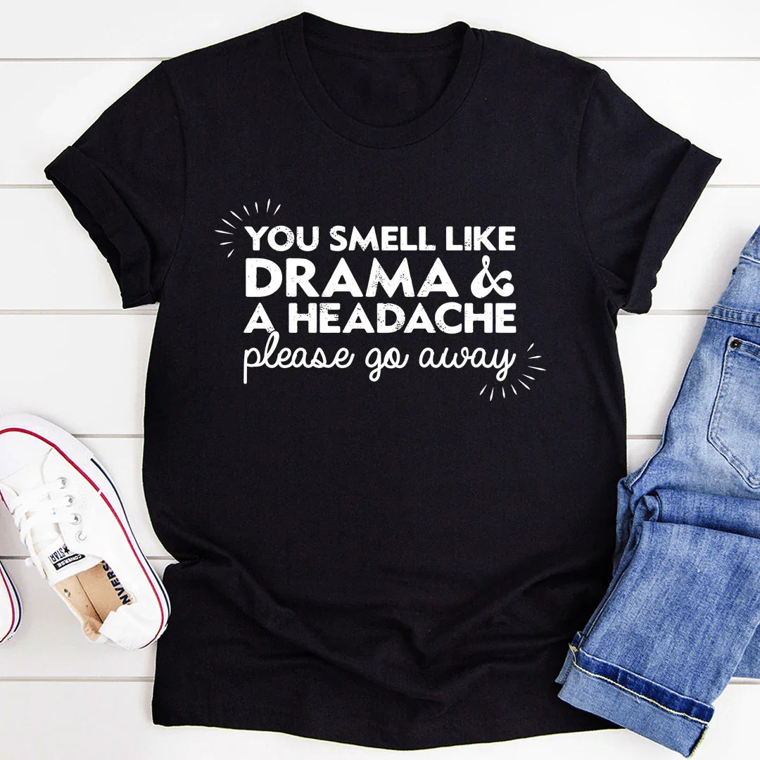 Please Go Away Tee Black / S Peachy Sunday T-Shirt