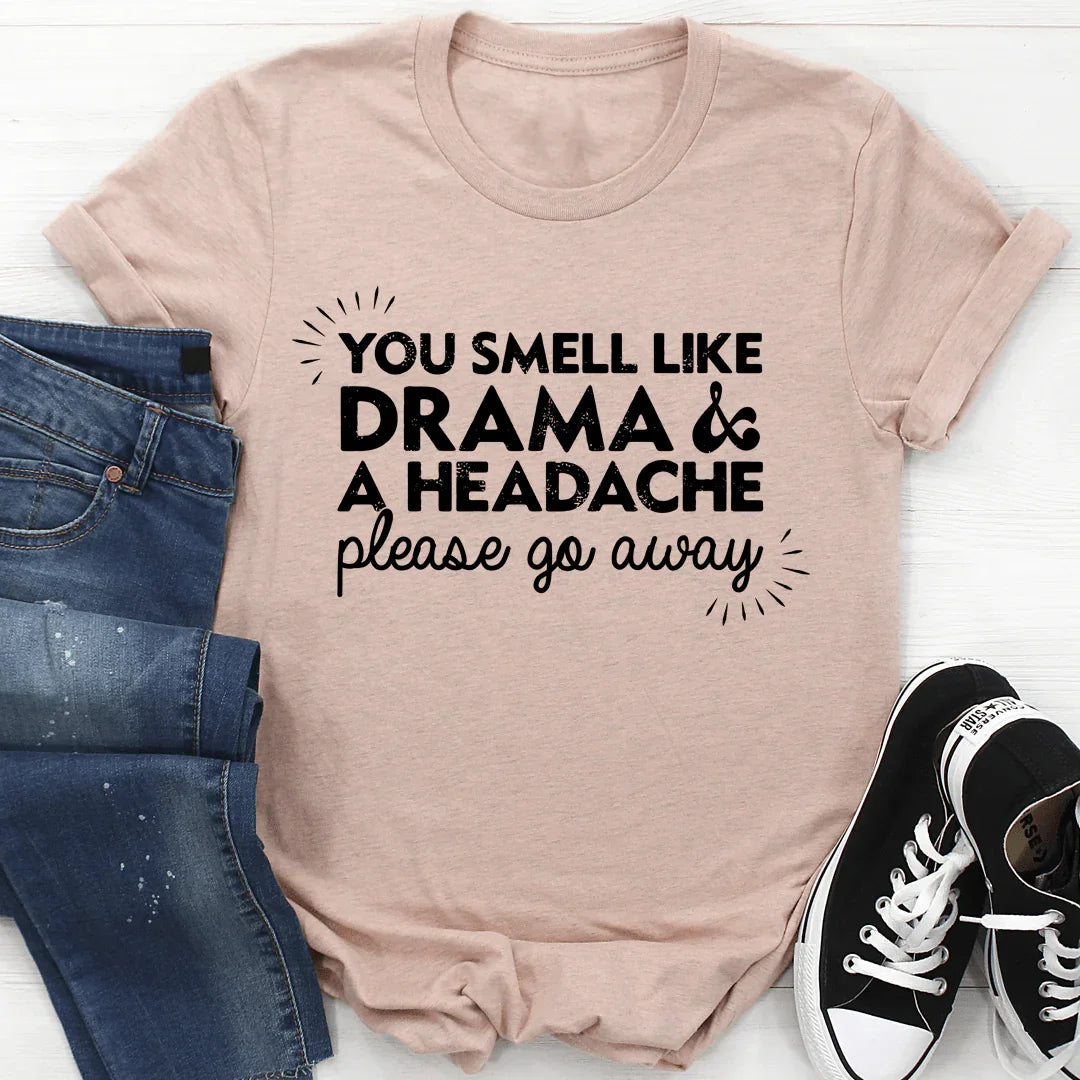 Please Go Away Tee Heather Prism Peach / S Peachy Sunday T-Shirt