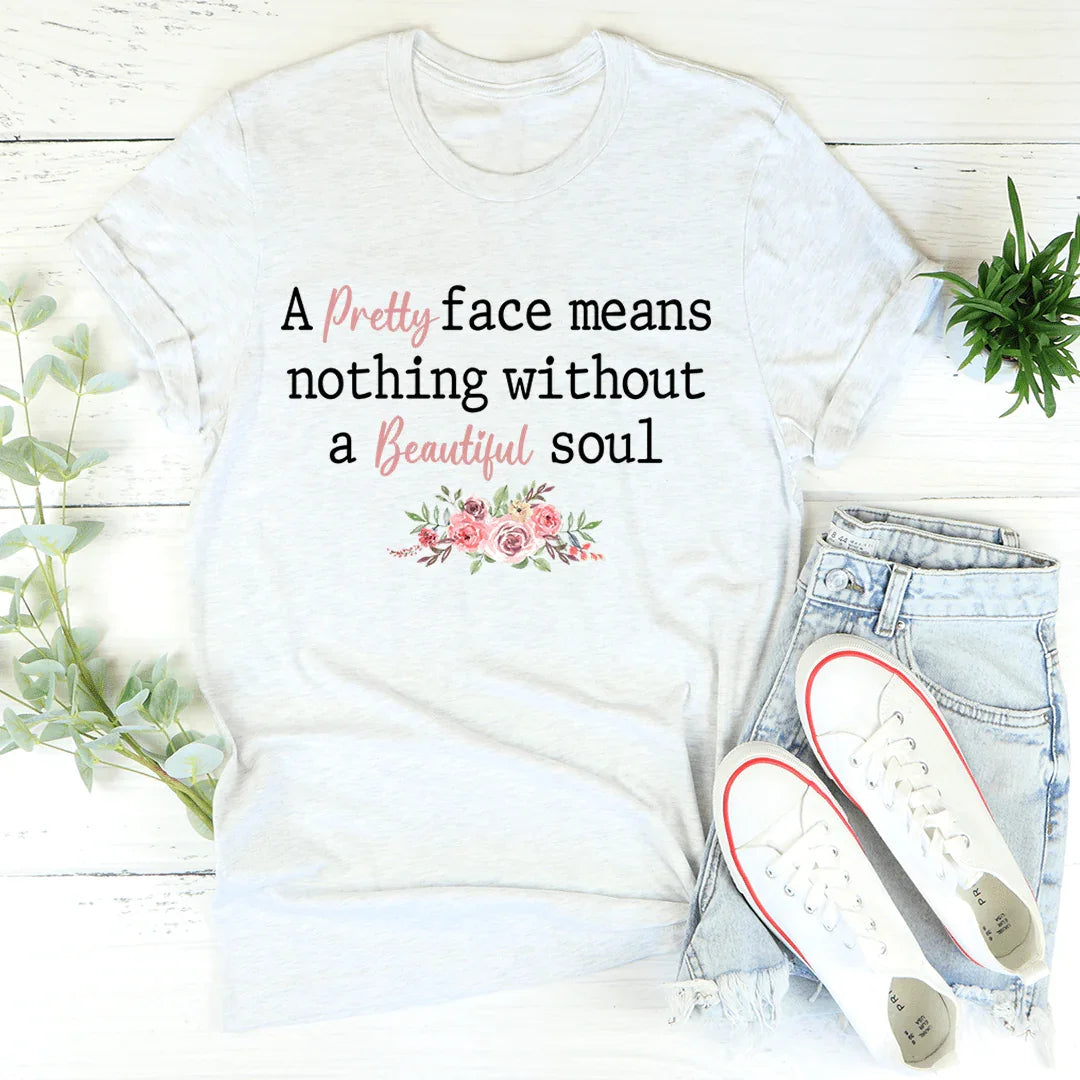Pretty Face Tee Ash / S Peachy Sunday T-Shirt