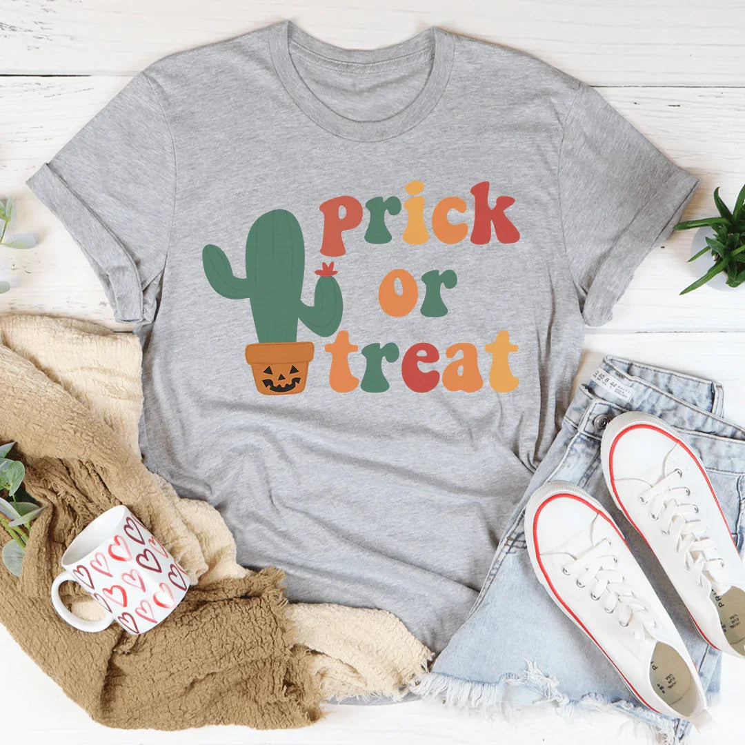 Prick Or Treat Tee Athletic Heather / S Peachy Sunday T-Shirt