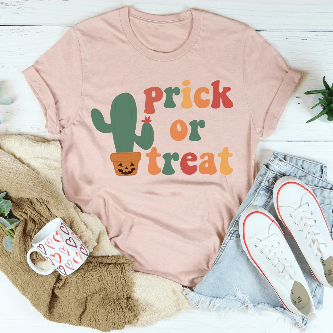Prick Or Treat Tee Heather Prism Peach / S Peachy Sunday T-Shirt