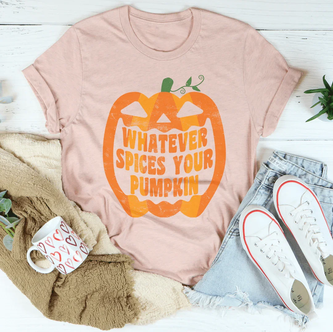 Pumpkin Face Tee Peachy Sunday T-Shirt