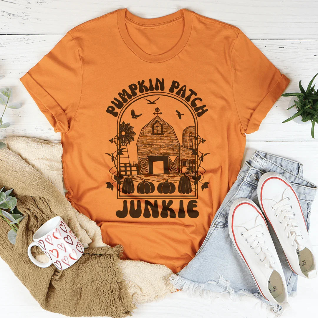 Pumpkin Patch Junkie Tee Burnt Orange / S Peachy Sunday T-Shirt