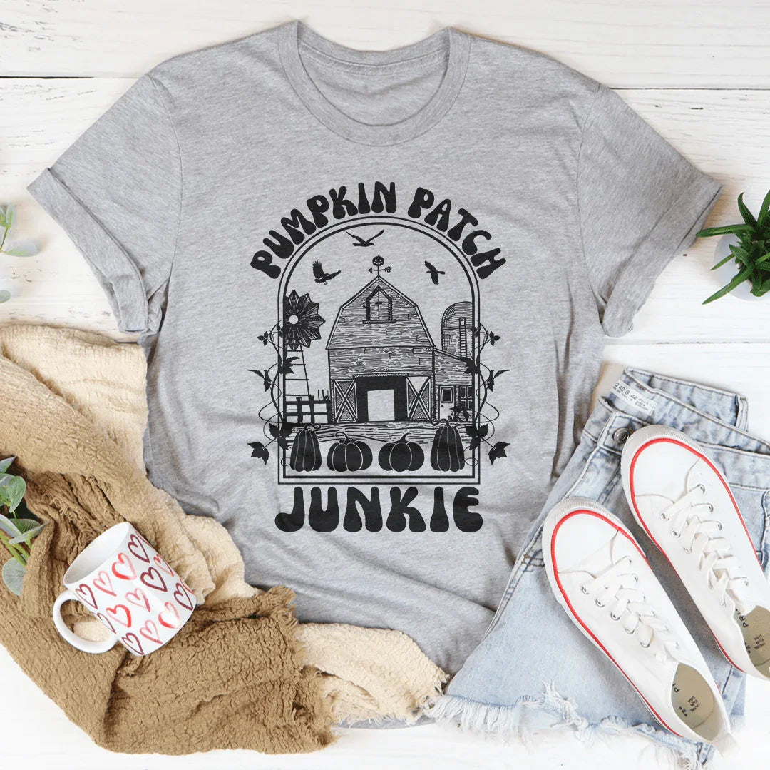 Pumpkin Patch Junkie Tee Peachy Sunday T-Shirt