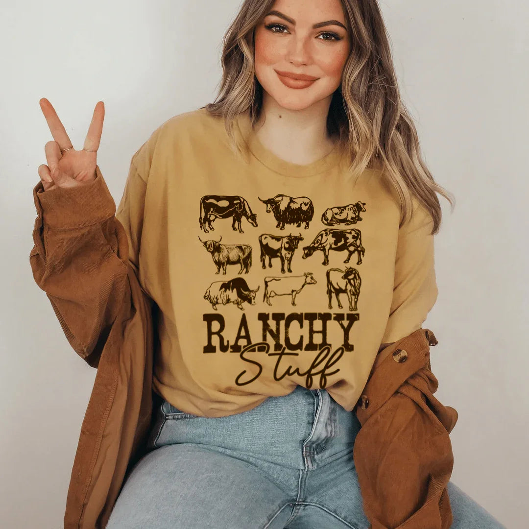 Ranchy Stuff Tee Peachy Sunday T-Shirt