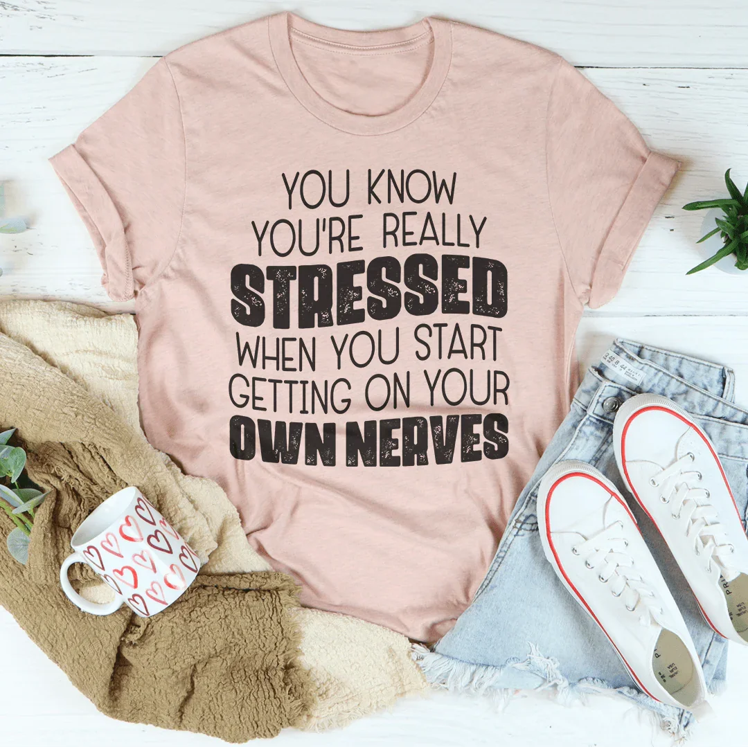 Really Stressed Tee Peachy Sunday T-Shirt