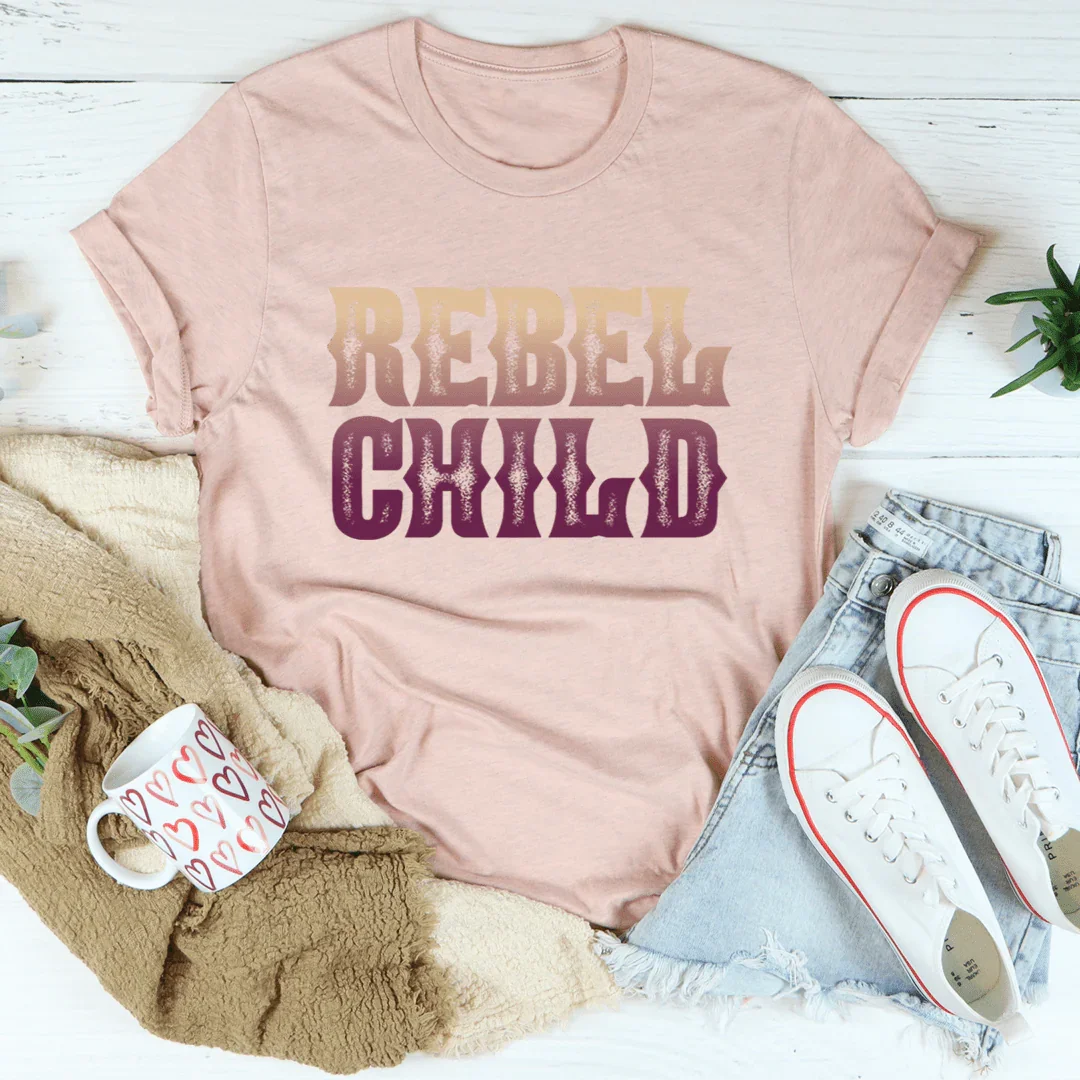 Rebel Child Tee Heather Prism Peach / S Peachy Sunday T-Shirt