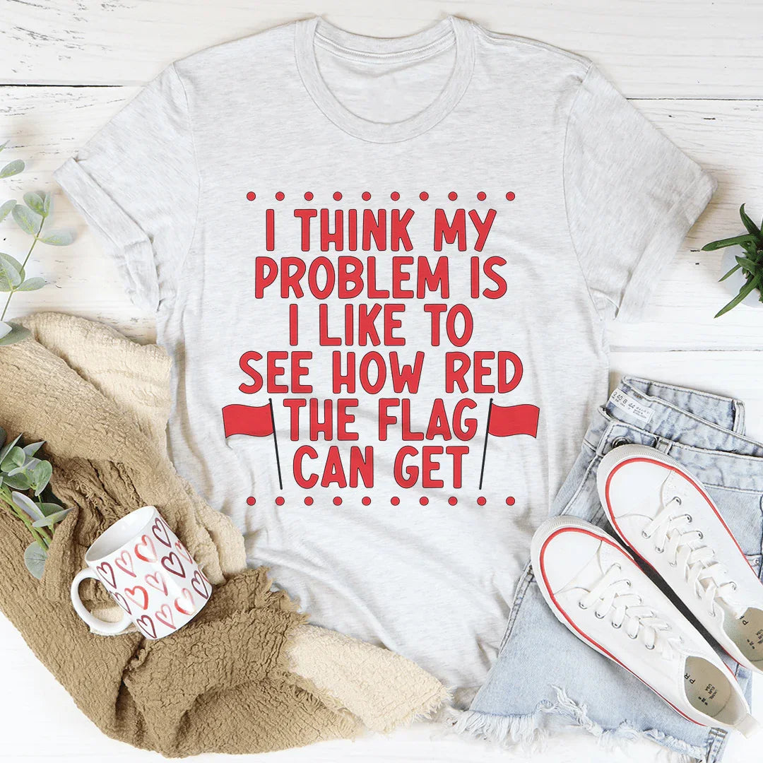 Red Flag Tee Ash / S Peachy Sunday T-Shirt