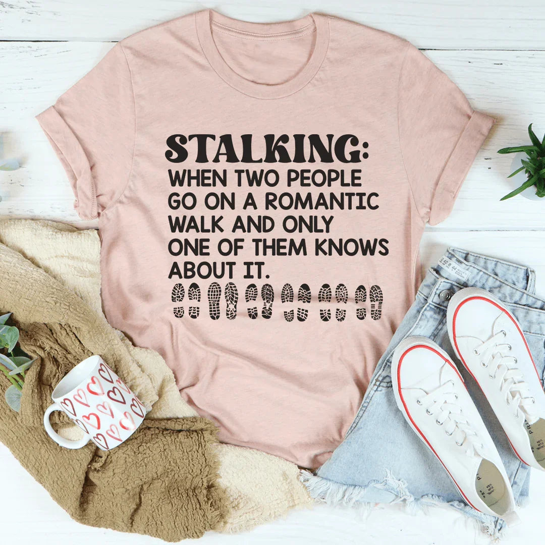 Romantic Walk Tee Heather Prism Peach / S Peachy Sunday T-Shirt