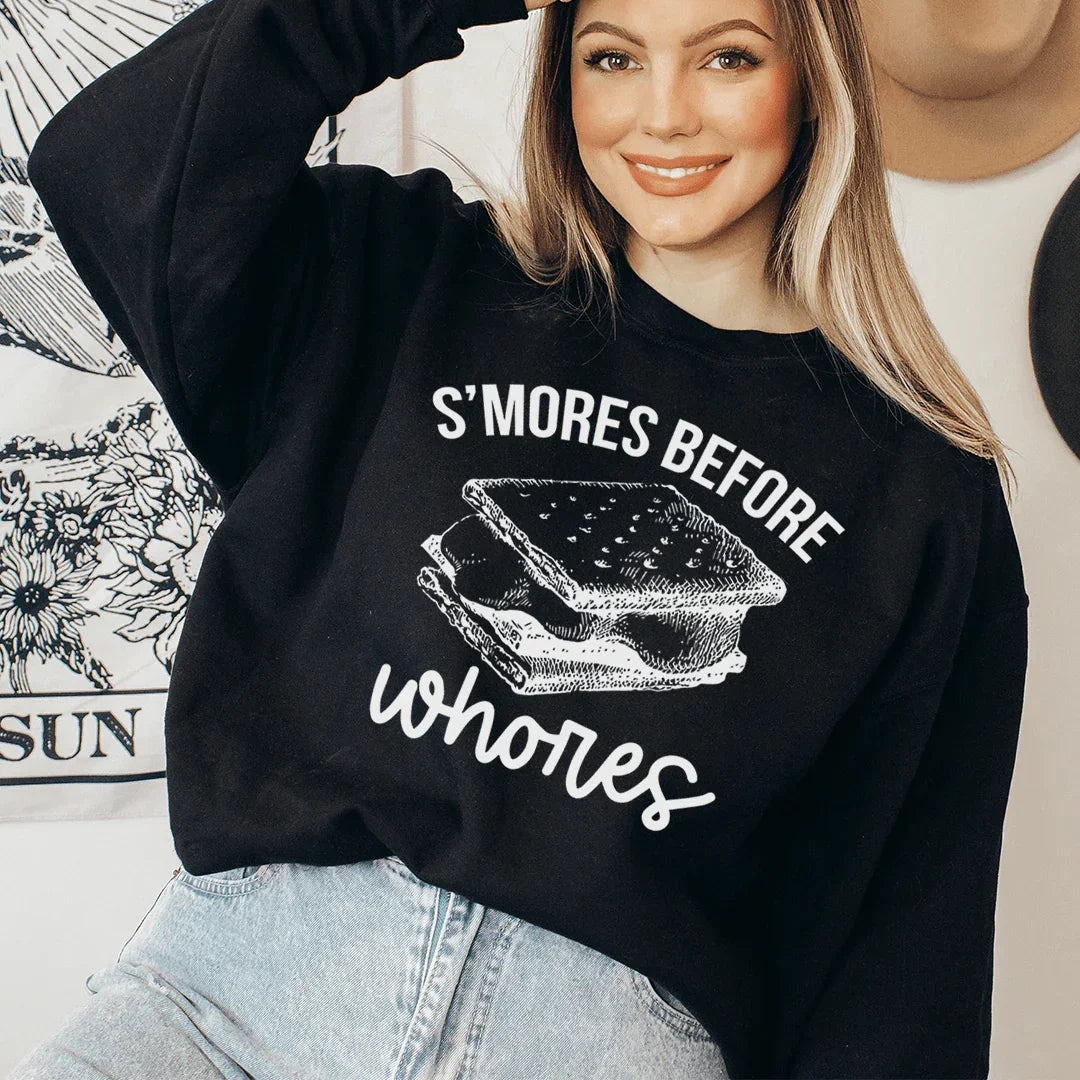 S'mores Sweatshirt Black / S Peachy Sunday T-Shirt