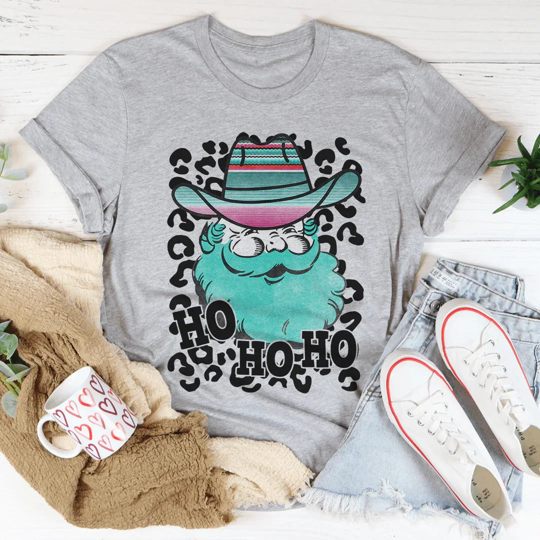 Santa Cowboy Tee Athletic Heather / S Peachy Sunday T-Shirt