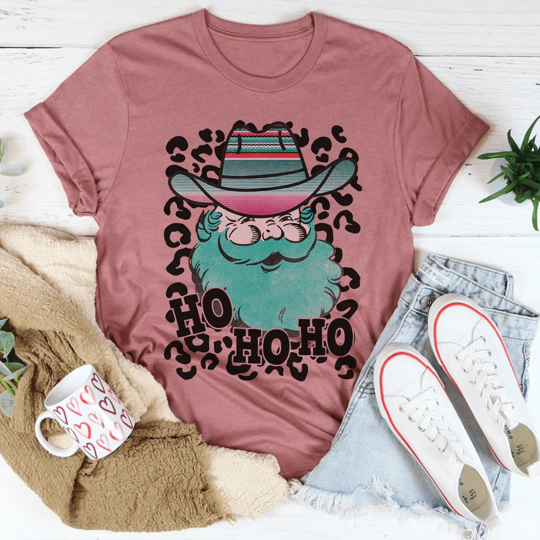 Santa Cowboy Tee Mauve / S Peachy Sunday T-Shirt