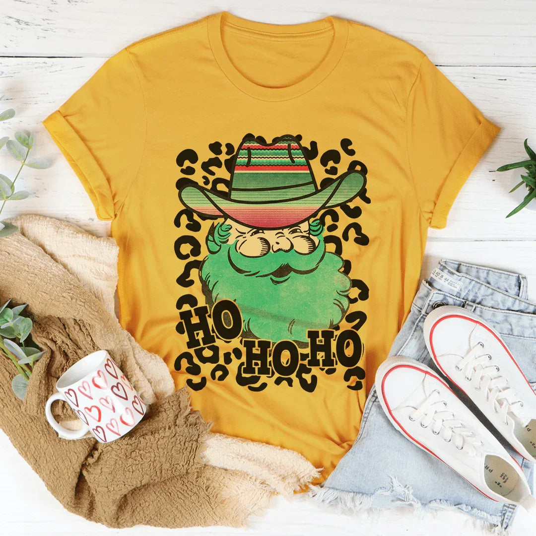 Santa Cowboy Tee Mustard / S Peachy Sunday T-Shirt