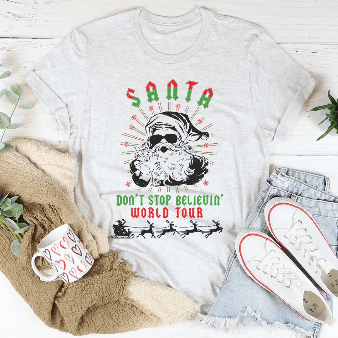 Santa Vintage Band Tee Ash / S Peachy Sunday T-Shirt