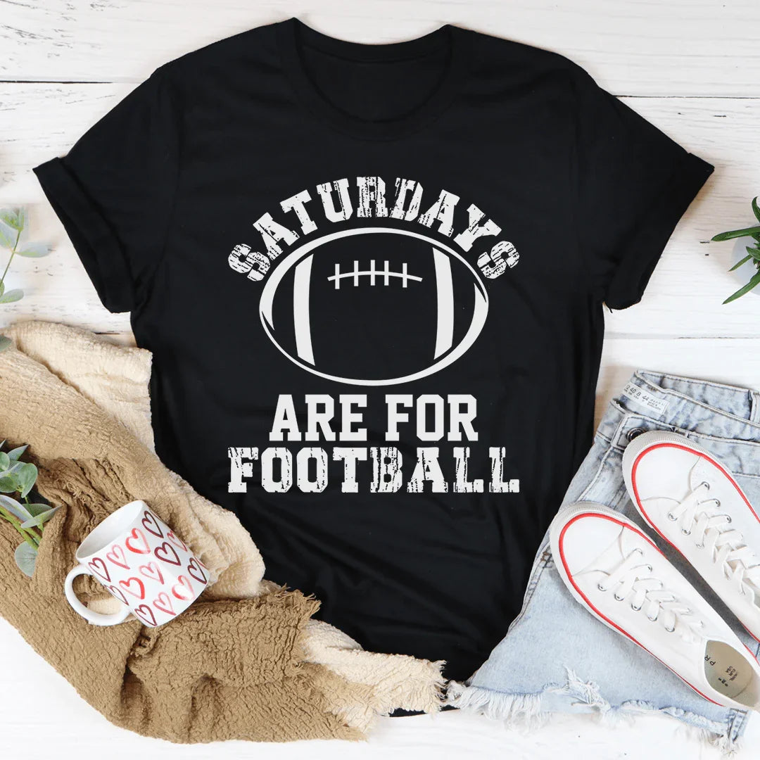 Saturdays Are For Football Tee Peachy Sunday T-Shirt