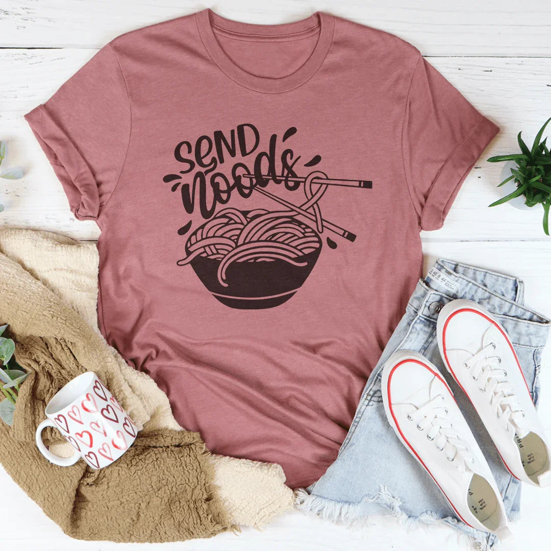 Send Noods Tee Mauve / S Peachy Sunday T-Shirt