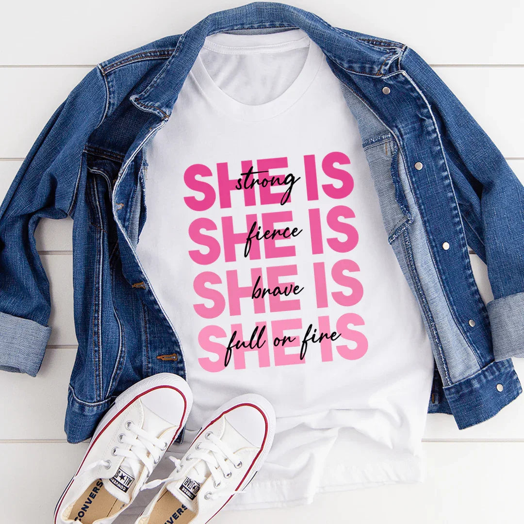 She's Is Tee White / S Peachy Sunday T-Shirt