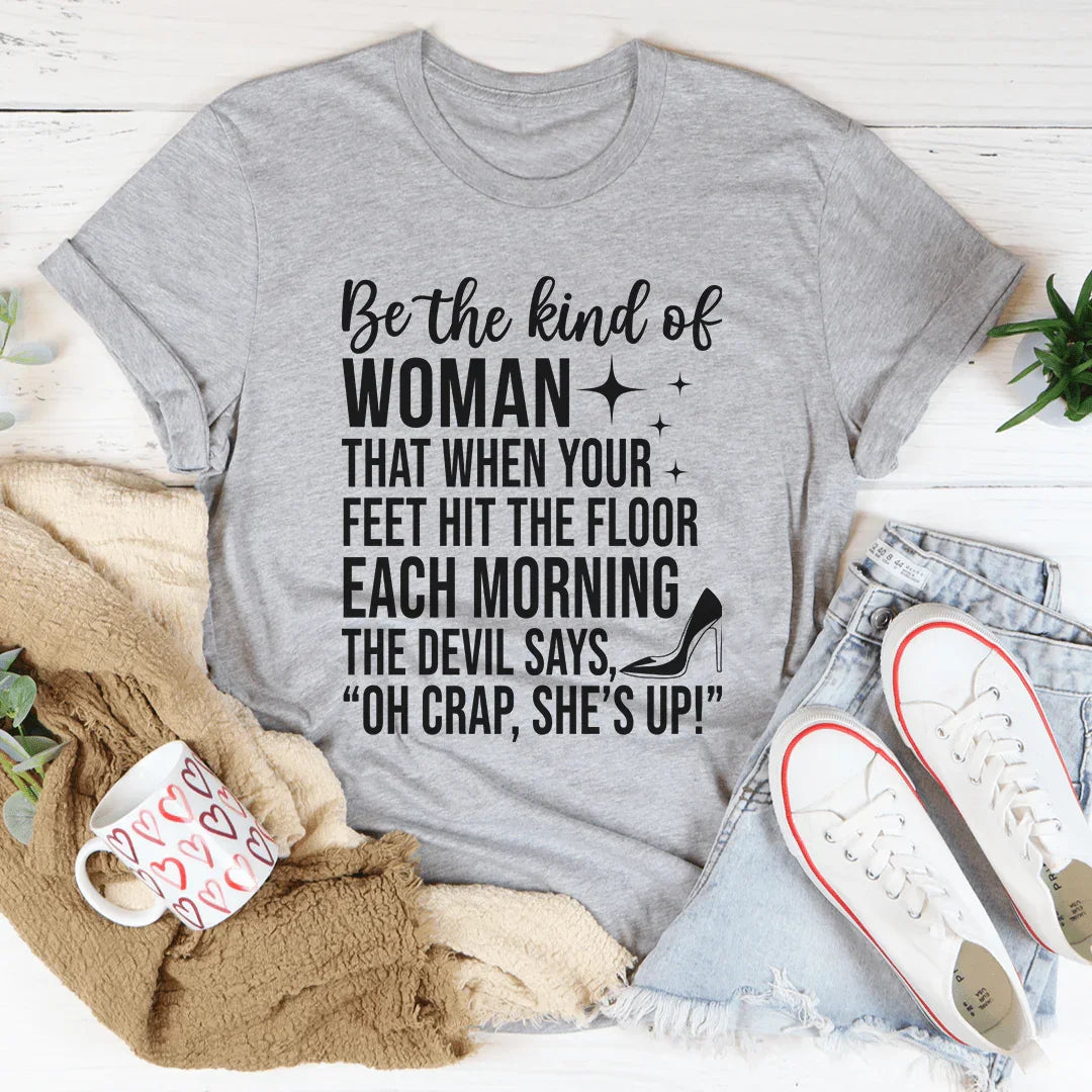 She's Up Tee Athletic Heather / S Peachy Sunday T-Shirt