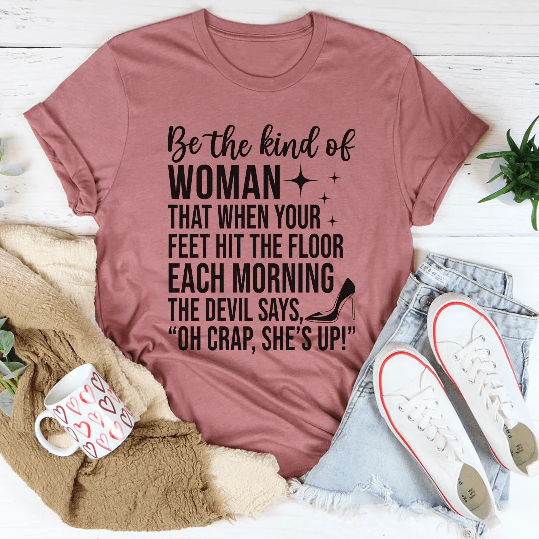 She's Up Tee Mauve / S Peachy Sunday T-Shirt