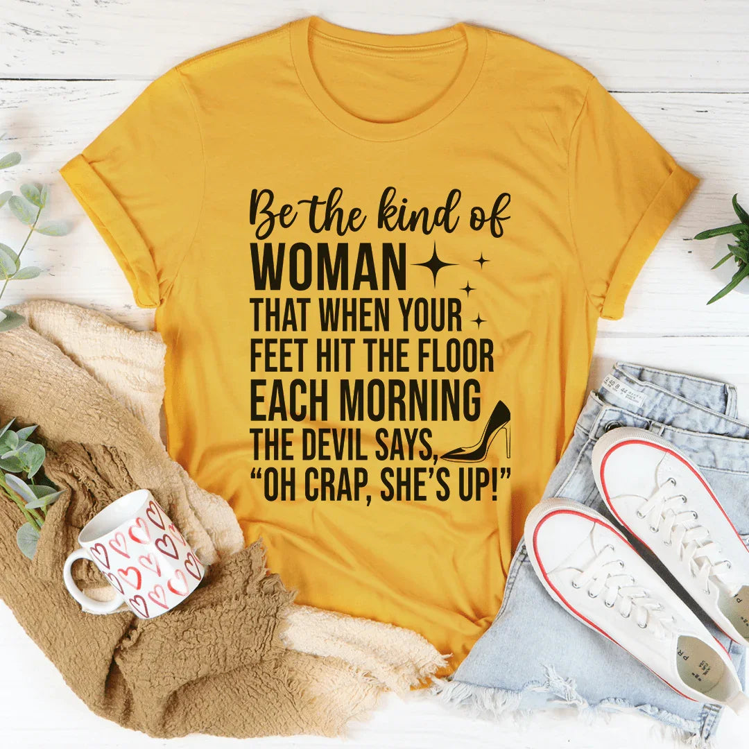 She's Up Tee Mustard / S Peachy Sunday T-Shirt