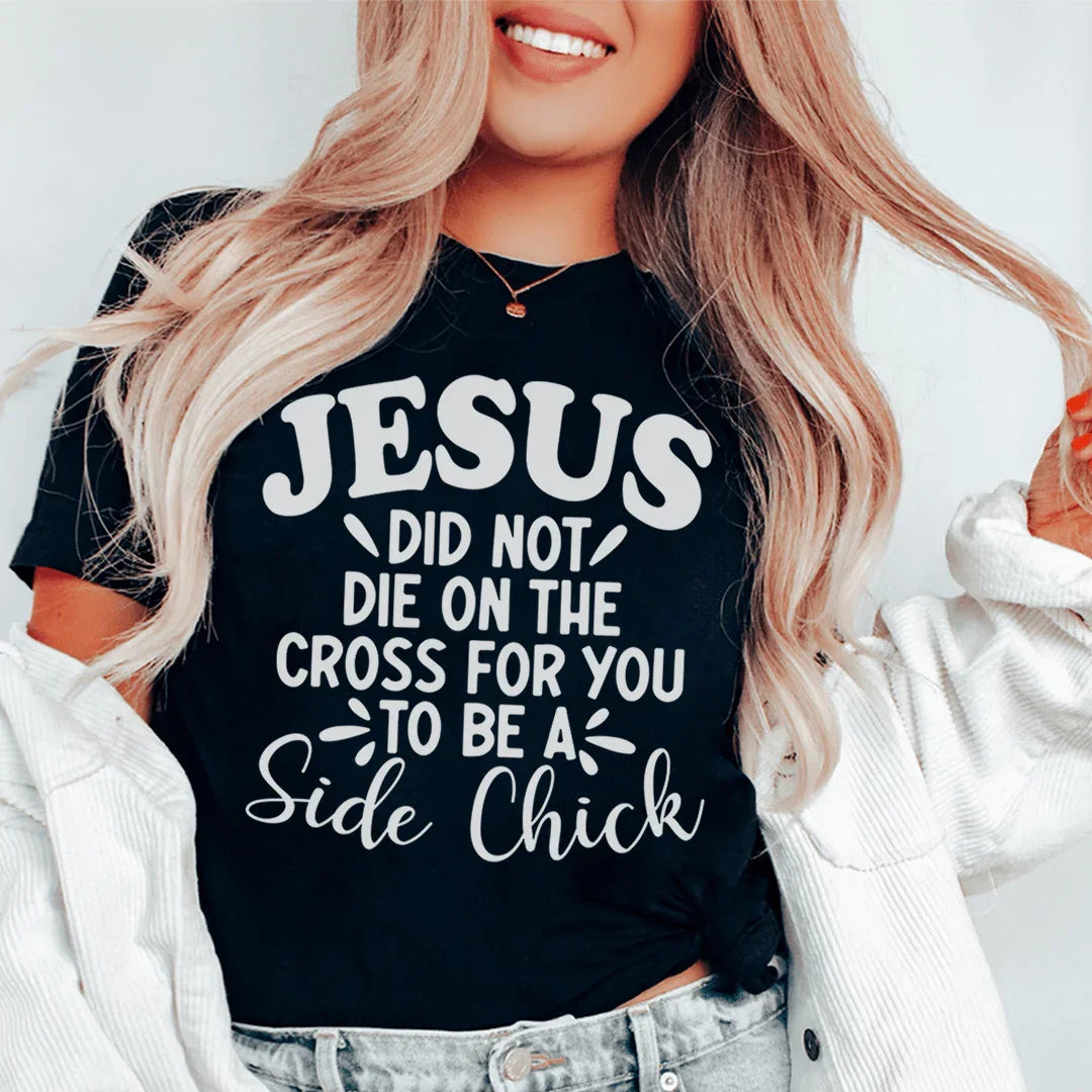 Side Chick Tee Black Heather / S Peachy Sunday T-Shirt