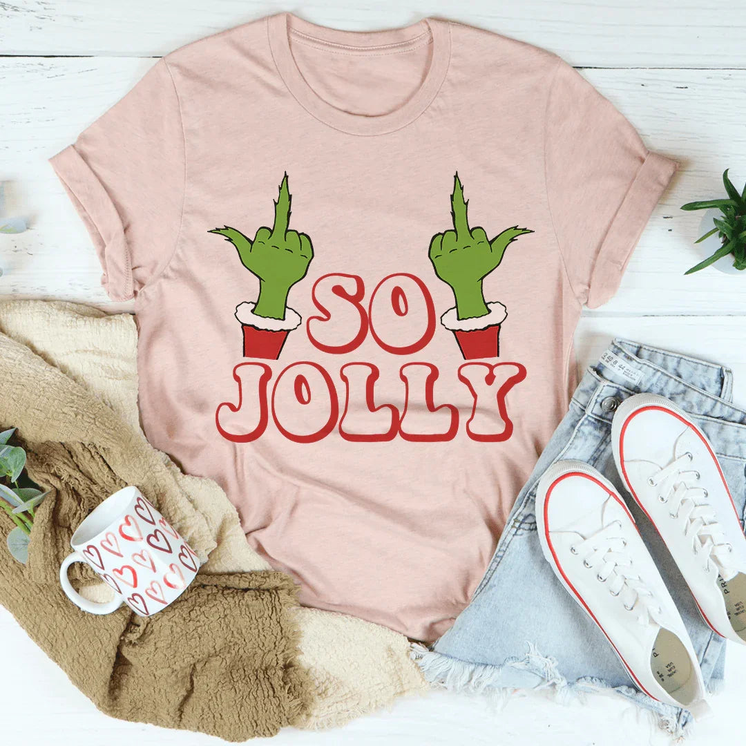 So Jolly Tee Heather Prism Peach / S Peachy Sunday T-Shirt