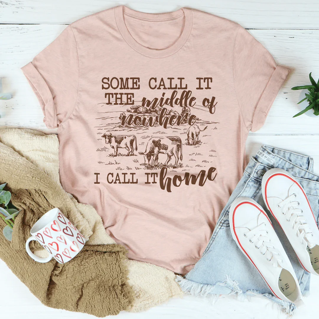 Some Call It The Middle Of Nowhere Tee Heather Prism Peach / S Peachy Sunday T-Shirt