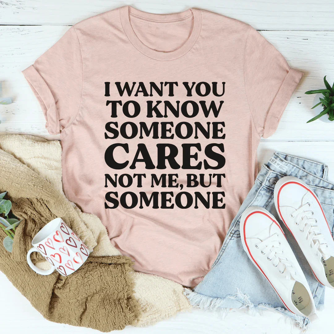 Someone Cares Tee Heather Prism Peach / S Peachy Sunday T-Shirt