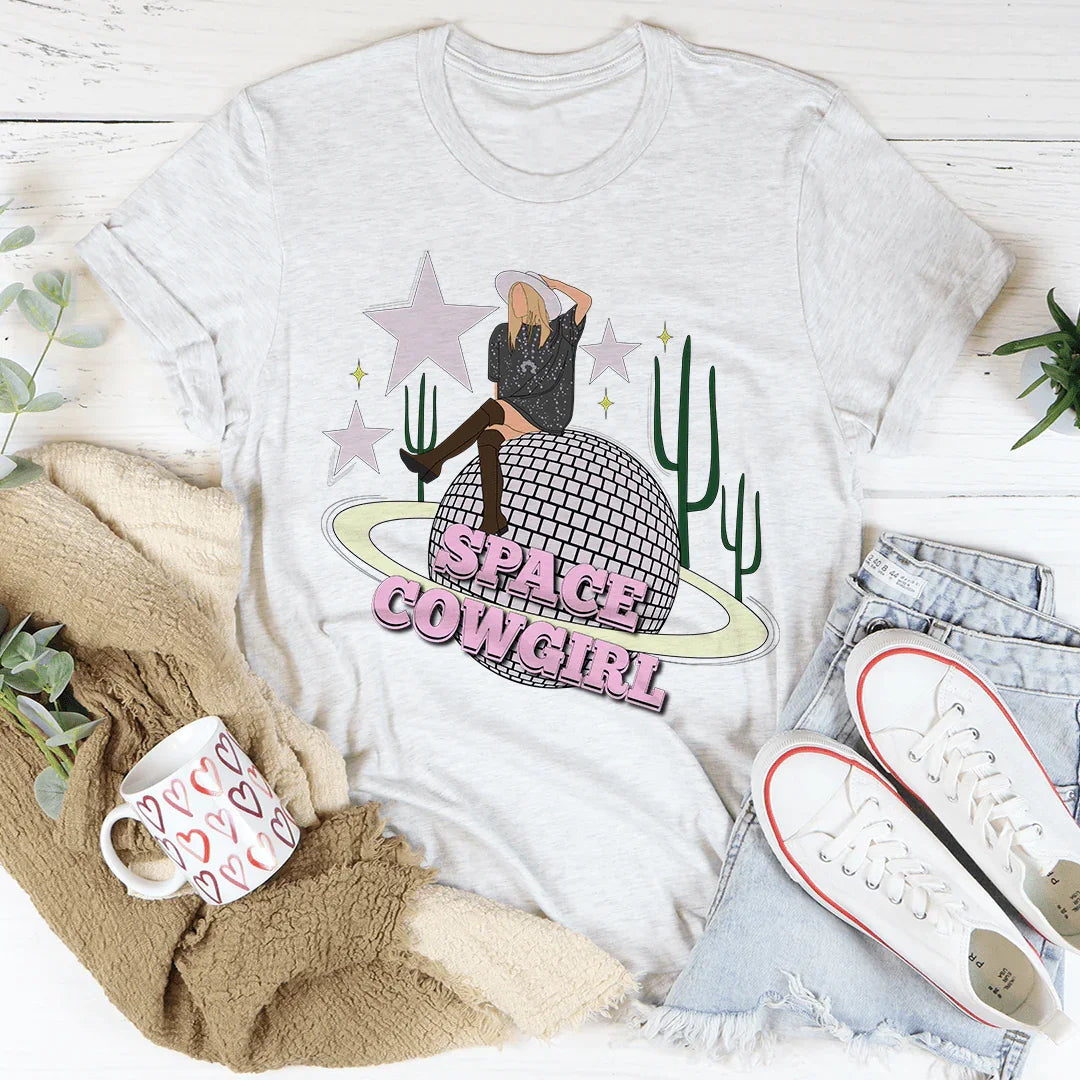 Space Cowgirl Tee Ash / S Peachy Sunday T-Shirt