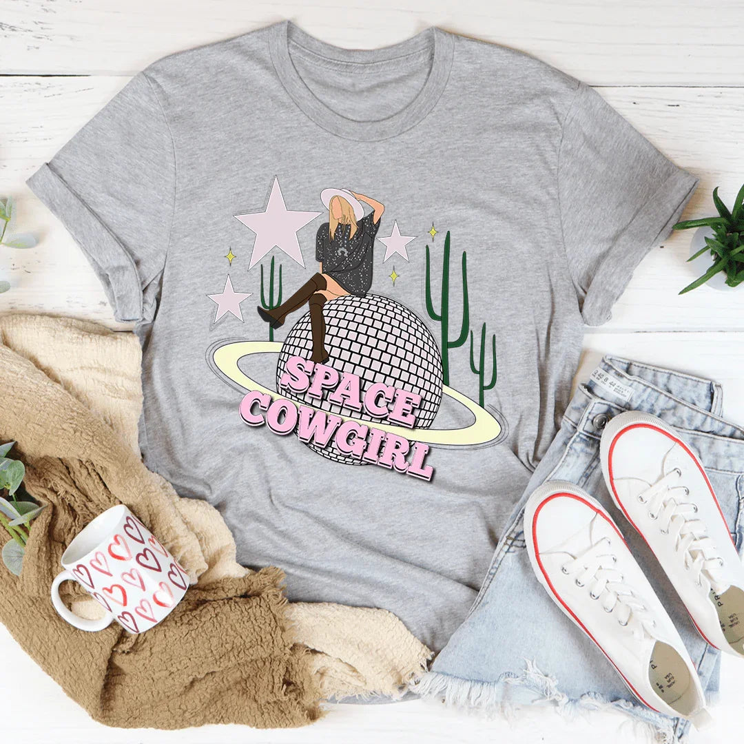 Space Cowgirl Tee Athletic Heather / S Peachy Sunday T-Shirt