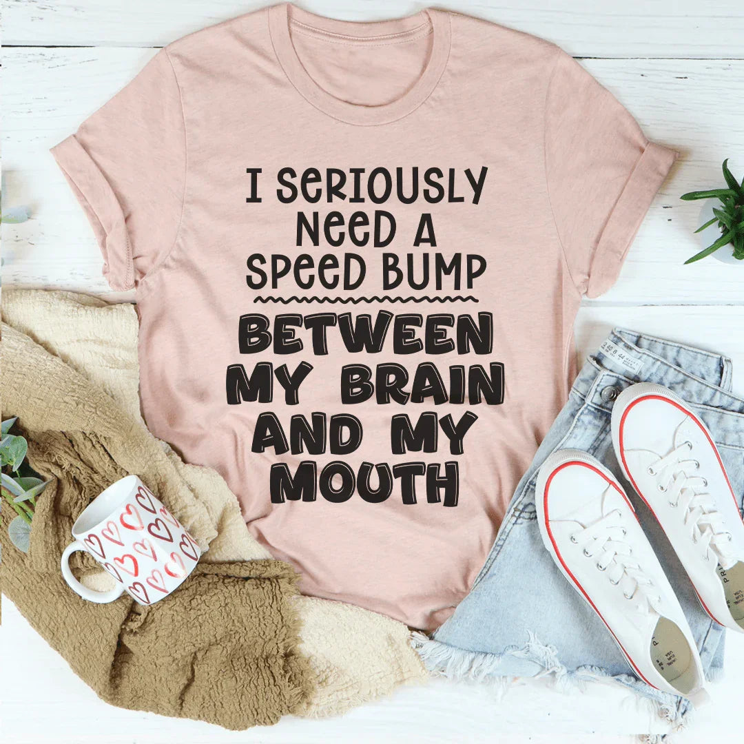 Speed Bump Tee Heather Prism Peach / S Peachy Sunday T-Shirt