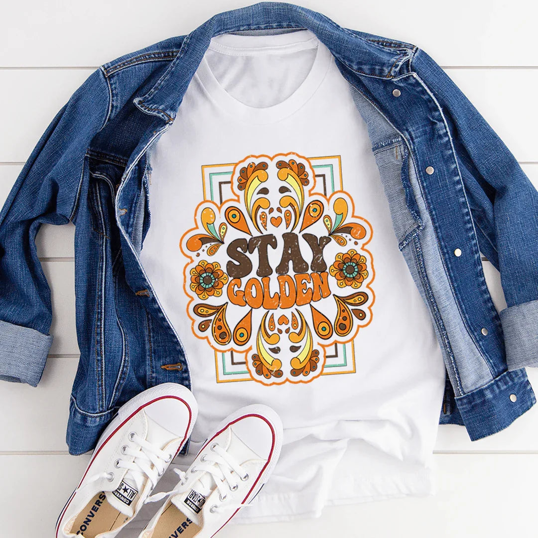 Stay Golden Tee White / S Peachy Sunday T-Shirt
