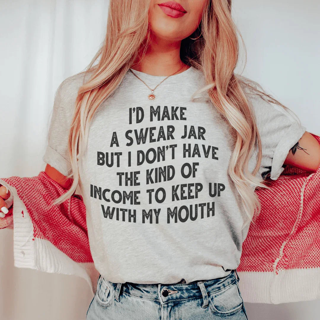 Swear Jar Tee Athletic Heather / S Peachy Sunday T-Shirt