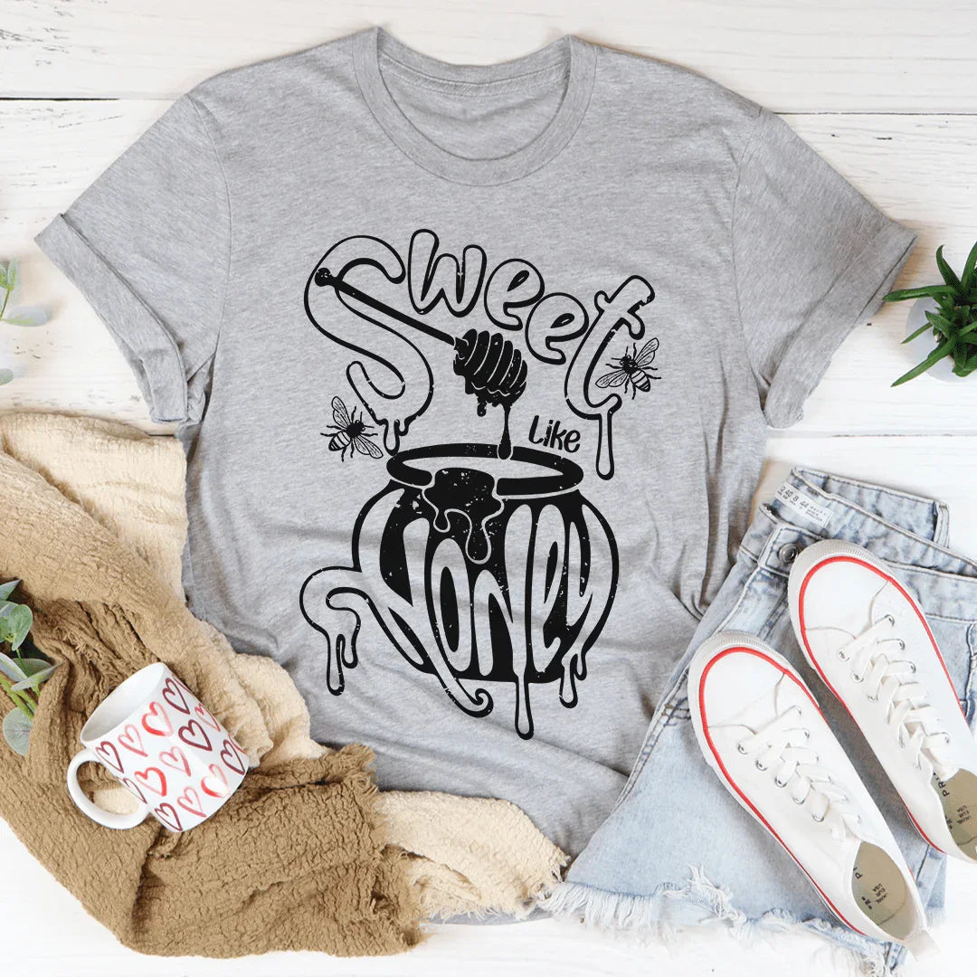 Sweet Like Honey Tee Athletic Heather / S Peachy Sunday T-Shirt