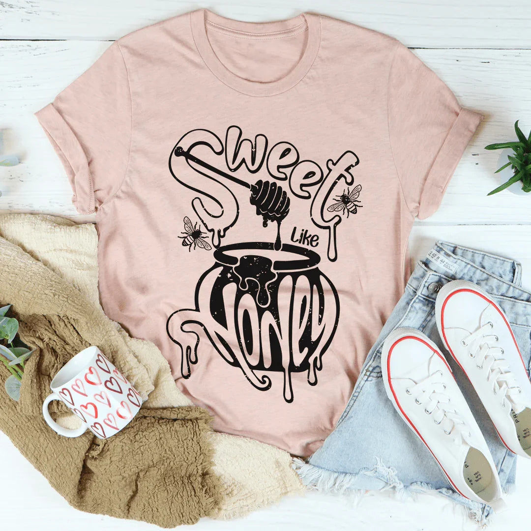 Sweet Like Honey Tee Heather Prism Peach / S Peachy Sunday T-Shirt