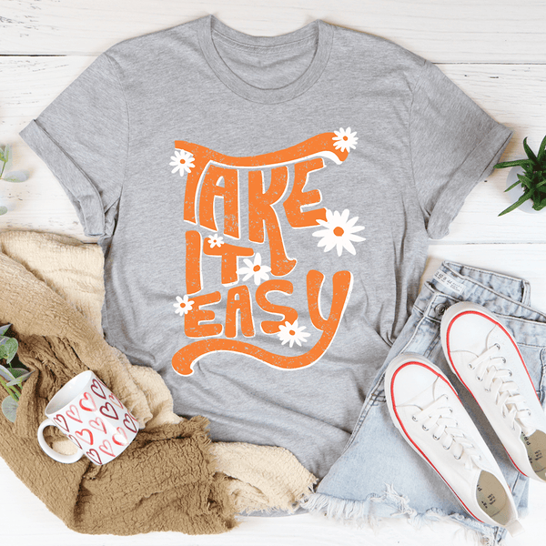 Take It Easy Tee Athletic Heather / S Peachy Sunday T-Shirt