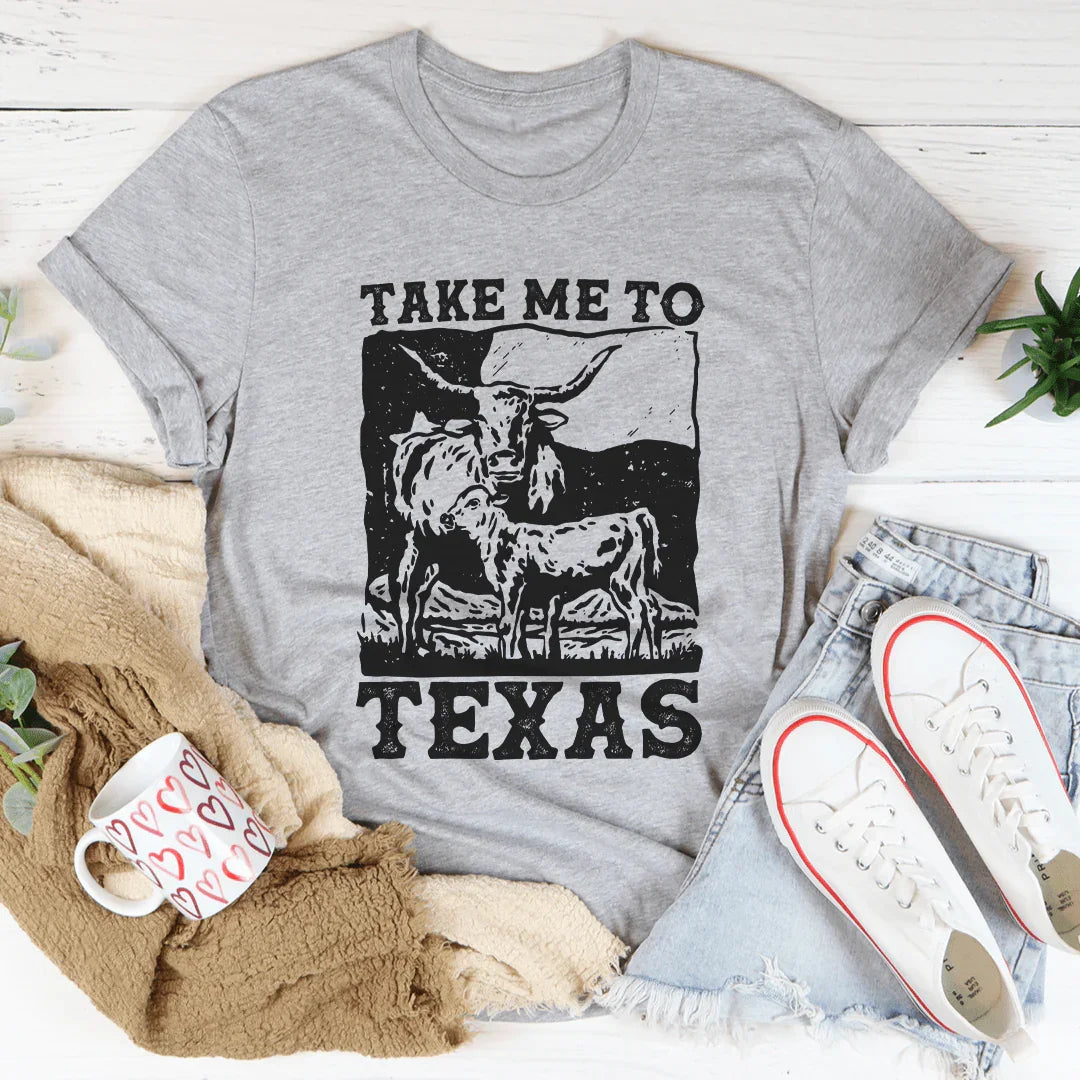 Take Me To Texas Tee Peachy Sunday T-Shirt