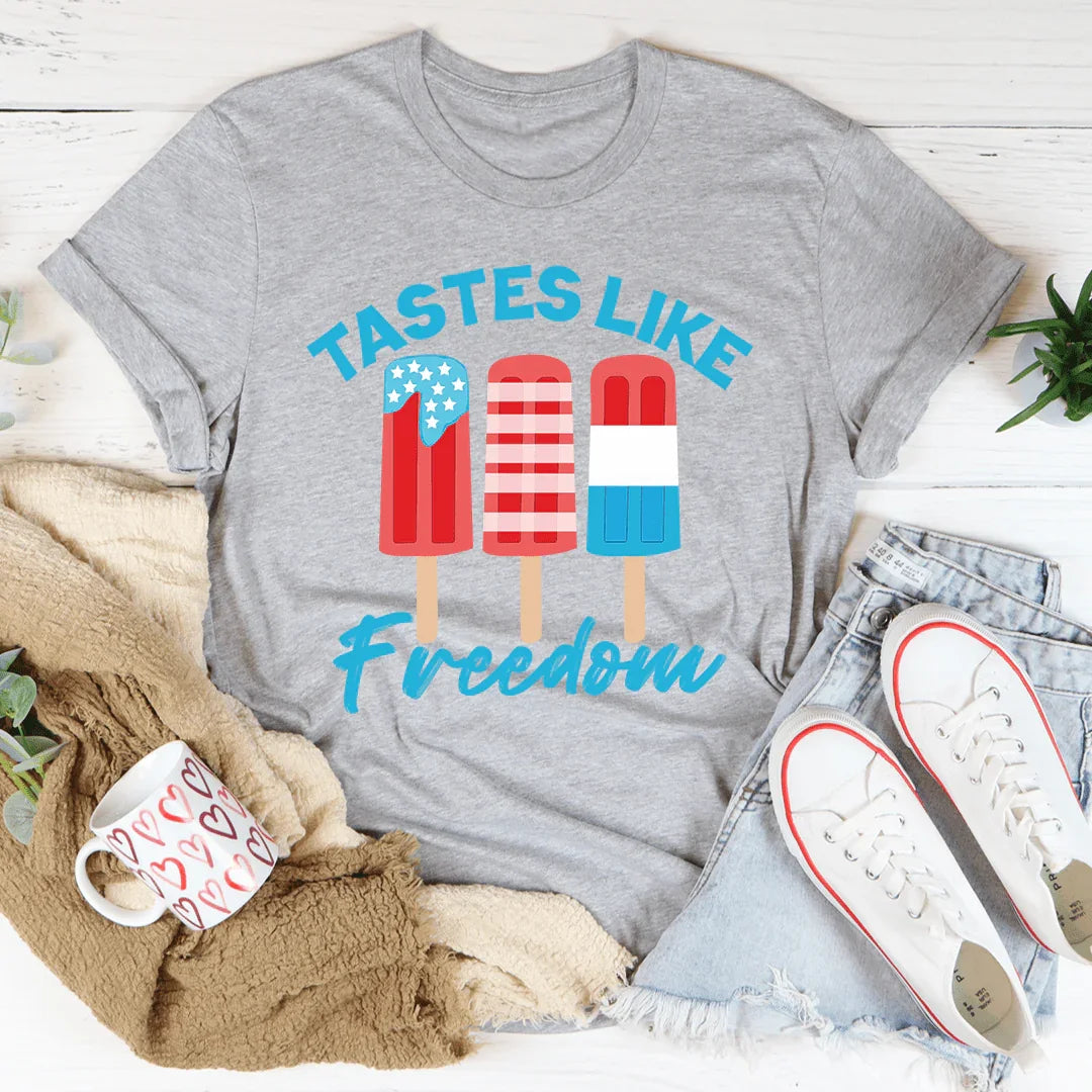 Tastes Like Freedom Tee Athletic Heather / S Peachy Sunday T-Shirt