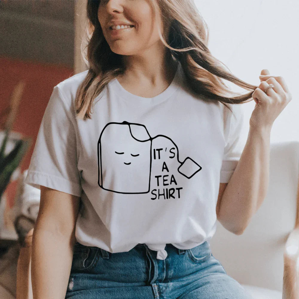 Tea Lover Tee White / S Peachy Sunday T-Shirt