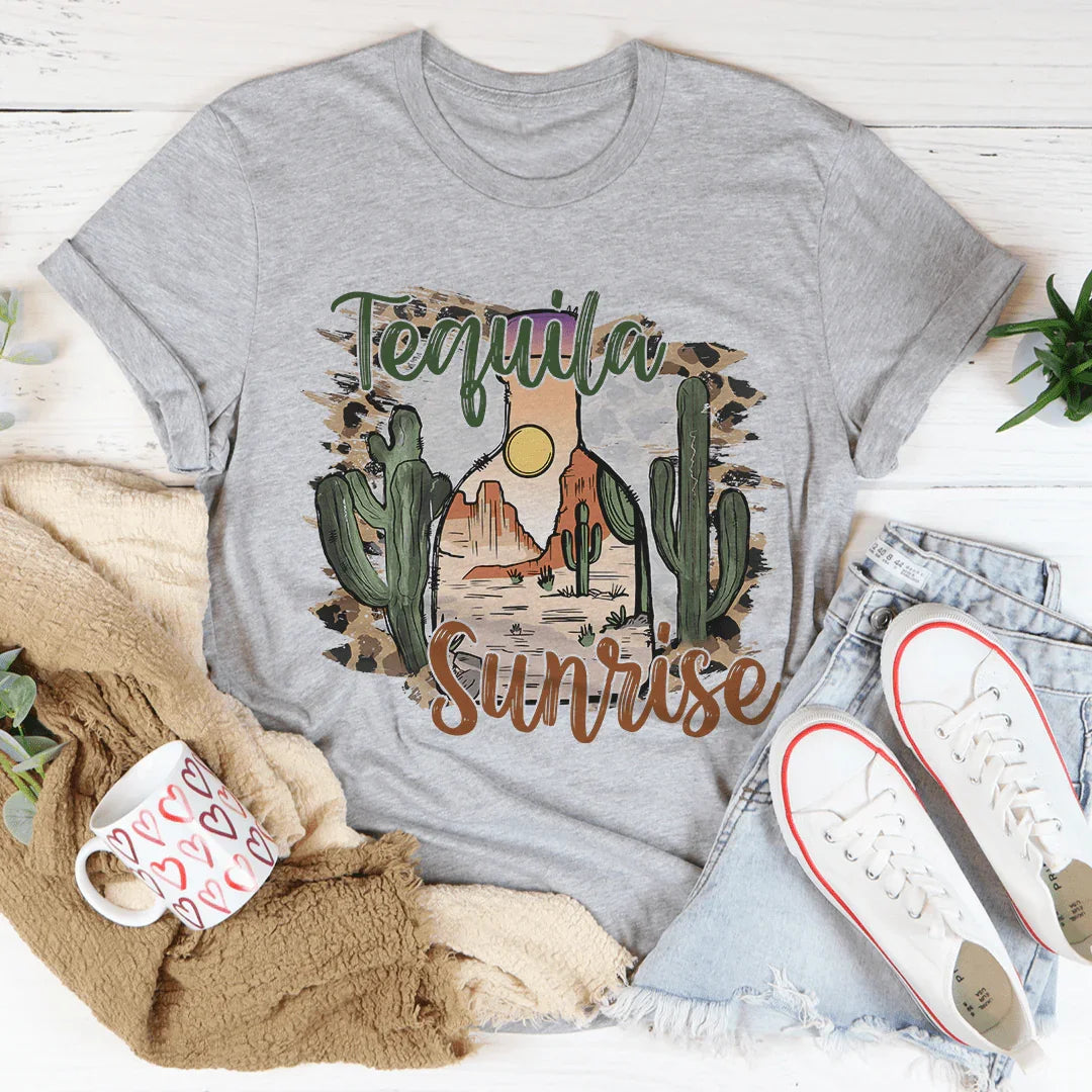 Tequila Sunrise Tee Athletic Heather / S Peachy Sunday T-Shirt