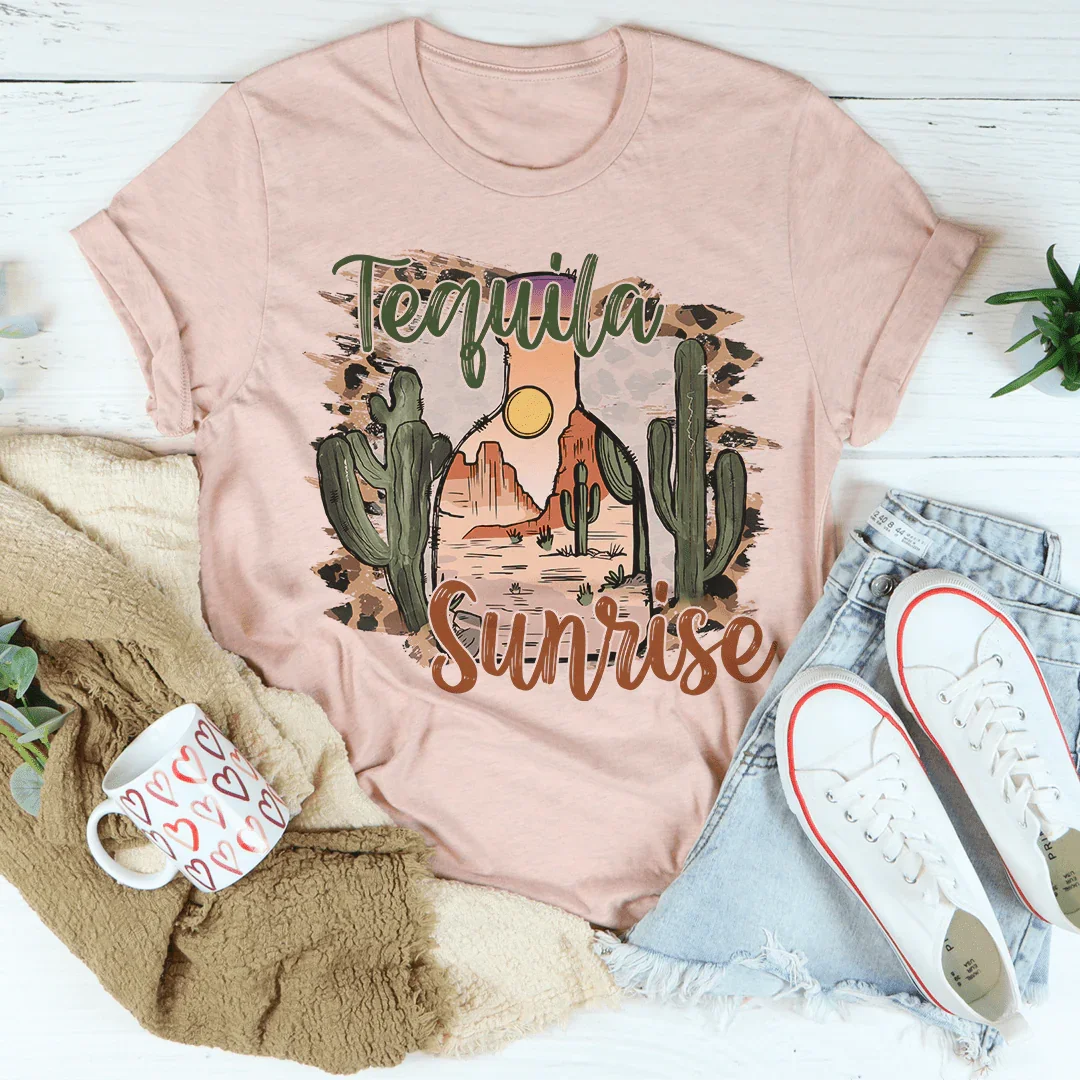 Tequila Sunrise Tee Heather Prism Peach / S Peachy Sunday T-Shirt