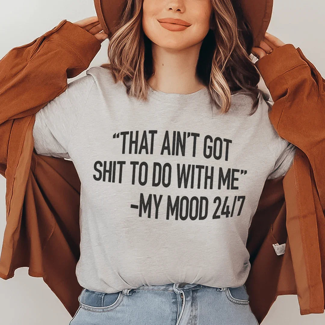 That Ain't Got Nothing To Do With Me Tee Athletic Heather / S Peachy Sunday T-Shirt