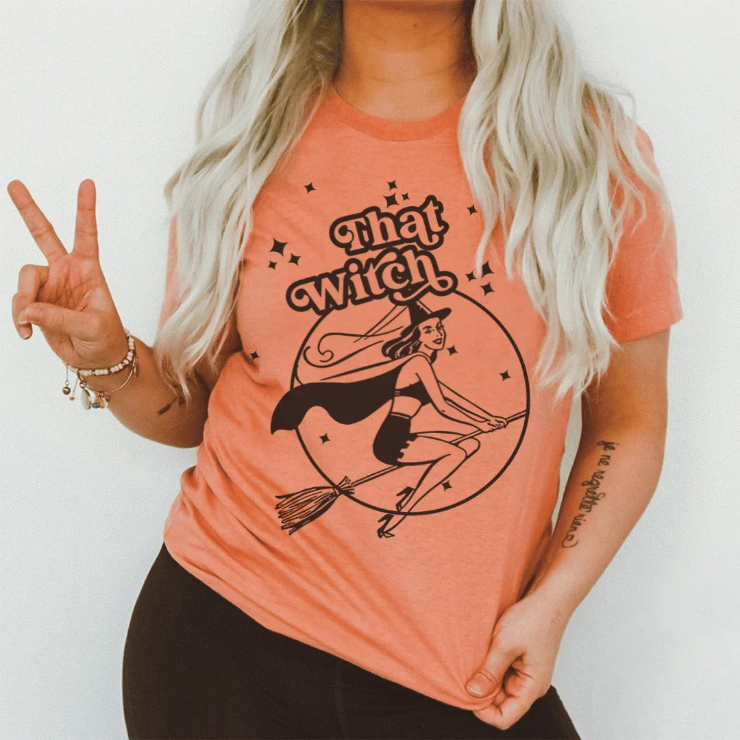 That Witch Tee Burnt Orange / S Peachy Sunday T-Shirt