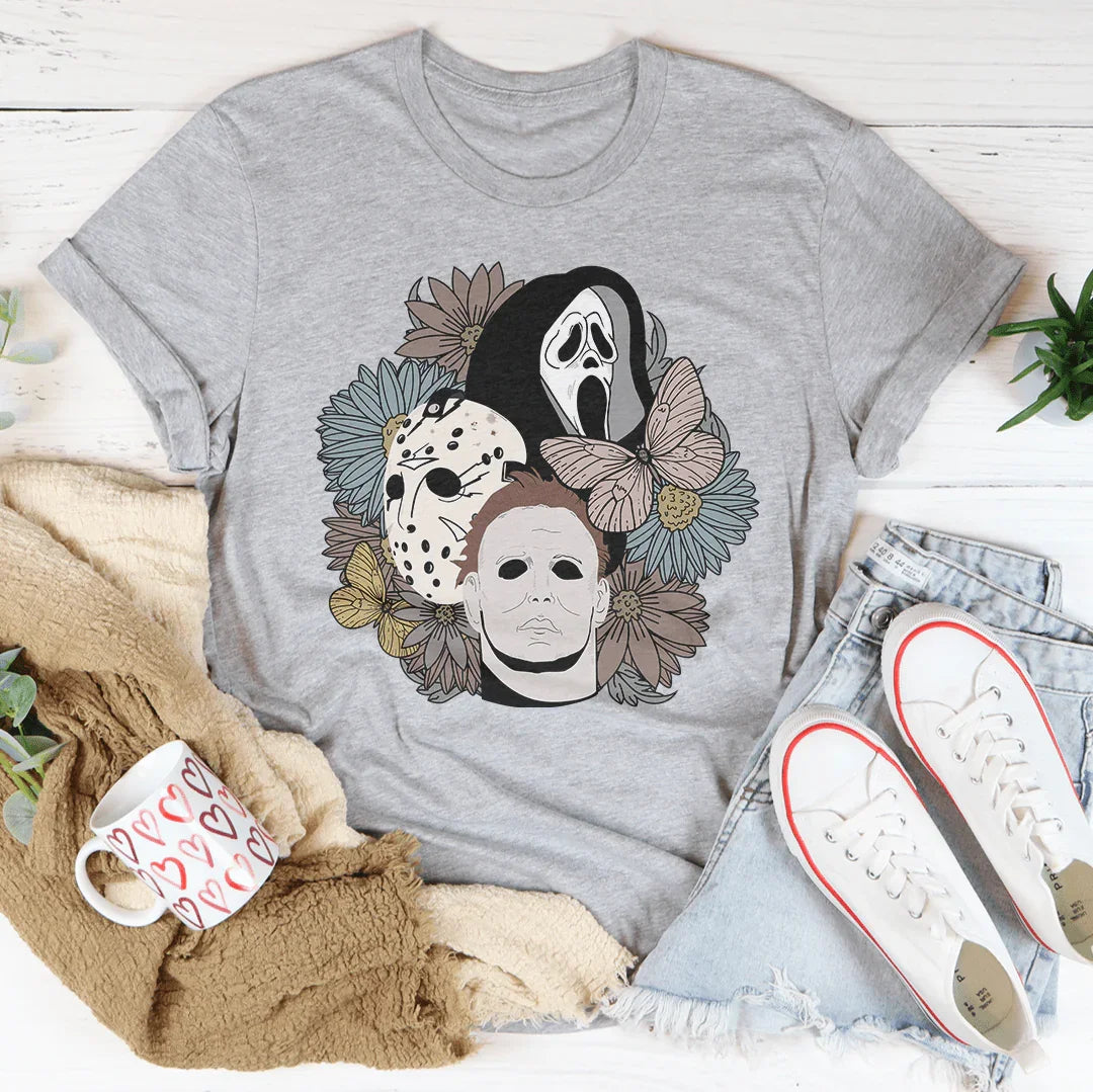 The Boys Of Fall Floral Tee Printify T-Shirt T-Shirt