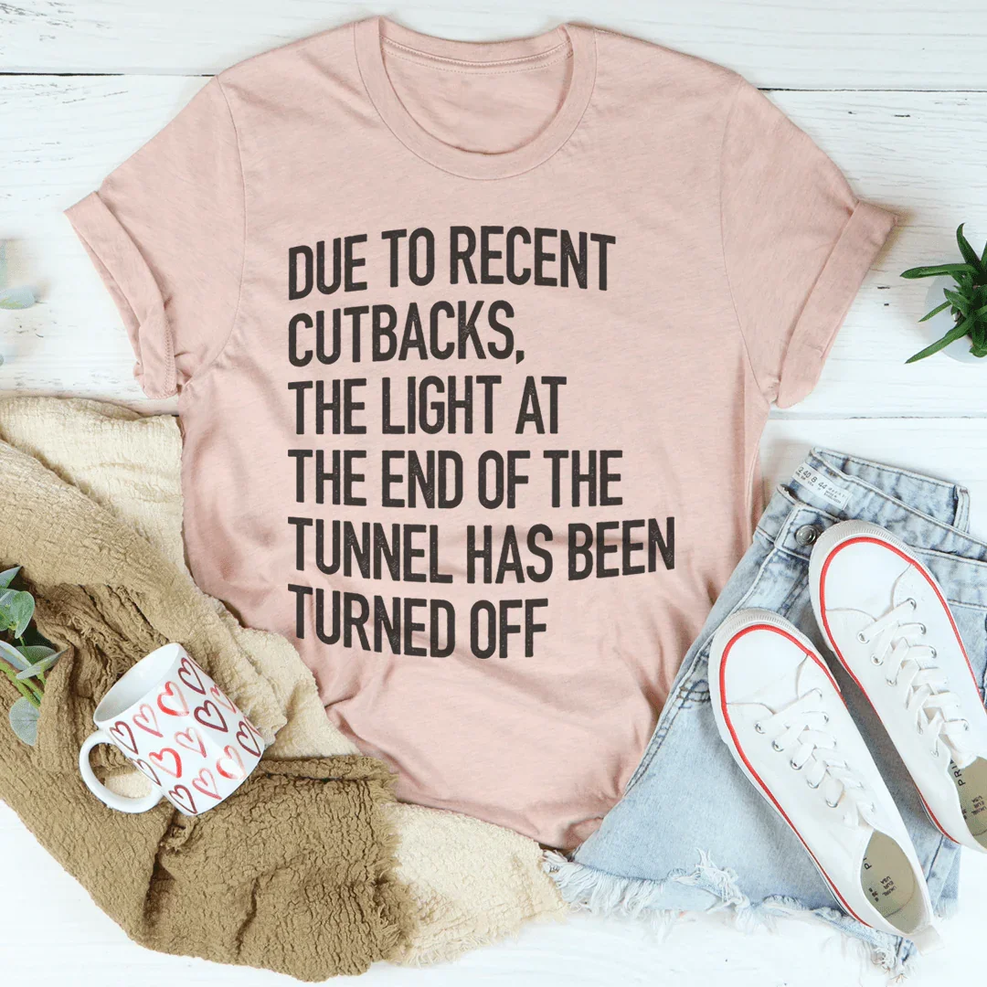 The Light At The End Of The Tunnel Tee Heather Prism Peach / S Peachy Sunday T-Shirt