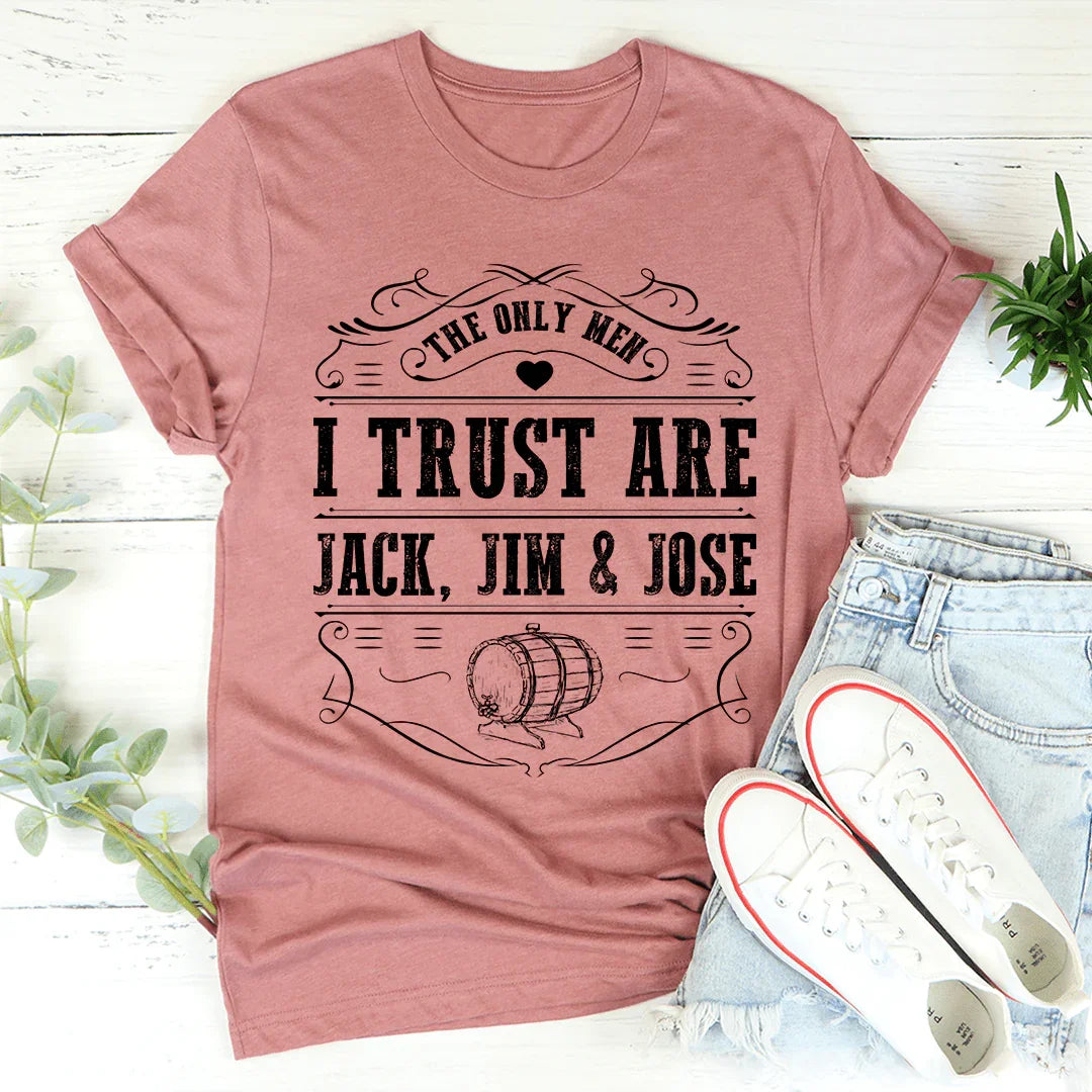 The Only Men I Trust Tee Mauve / S Peachy Sunday T-Shirt