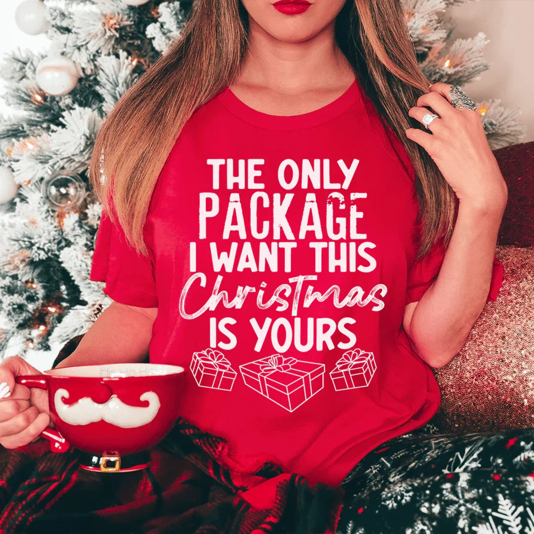 The Only Package I Want This Christmas Tee Peachy Sunday T-Shirt