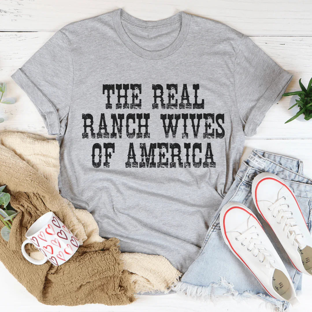 The Real Ranch Wives Of America Tee Athletic Heather / S Peachy Sunday T-Shirt