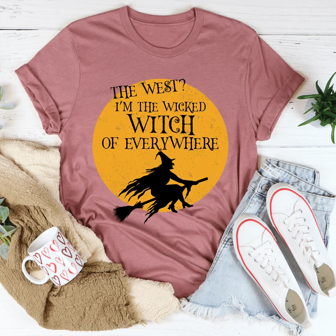 The Wicked Witch Of Everywhere Tee Mauve / S Peachy Sunday T-Shirt
