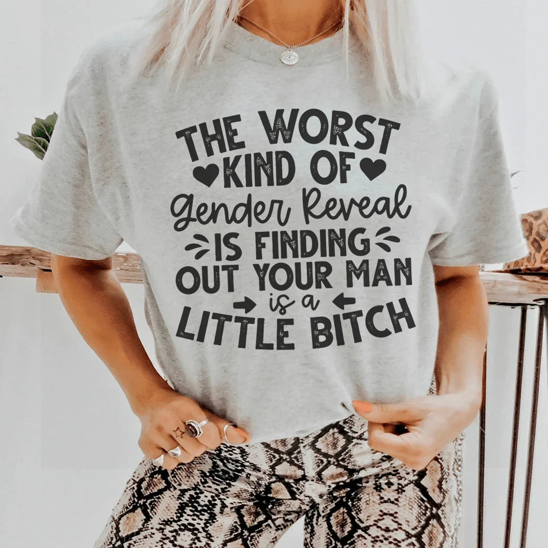 The Worst Kind Of Gender Reveal Tee Athletic Heather / S Peachy Sunday T-Shirt